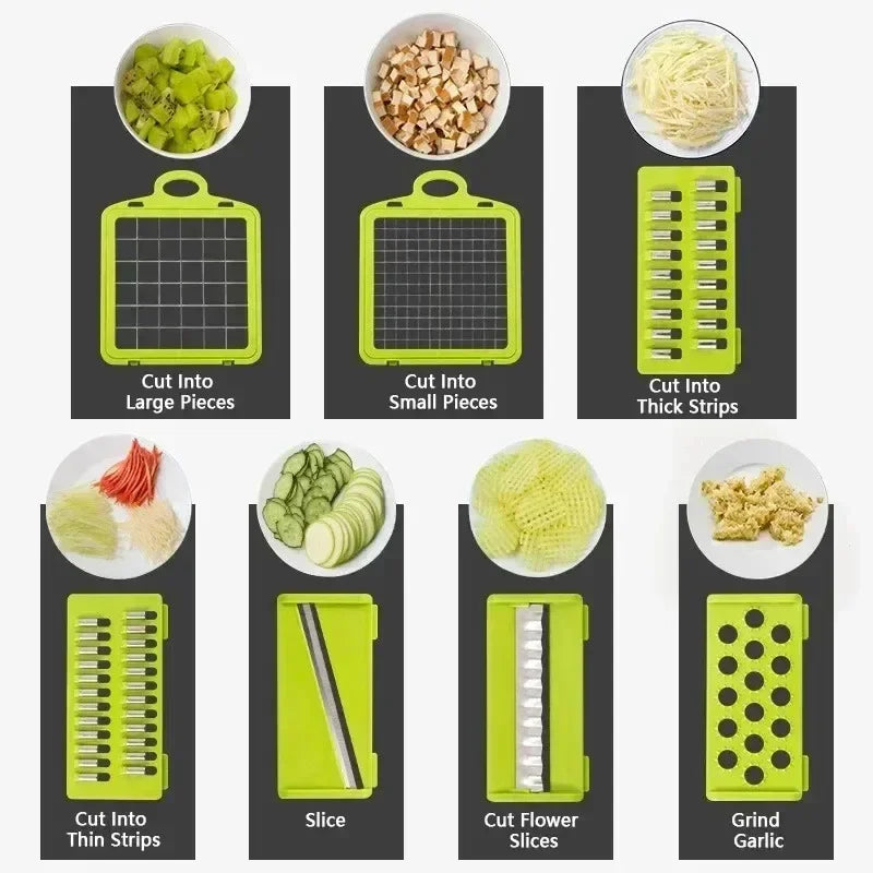 Cortador Multifuncional para Cozinha Rápida